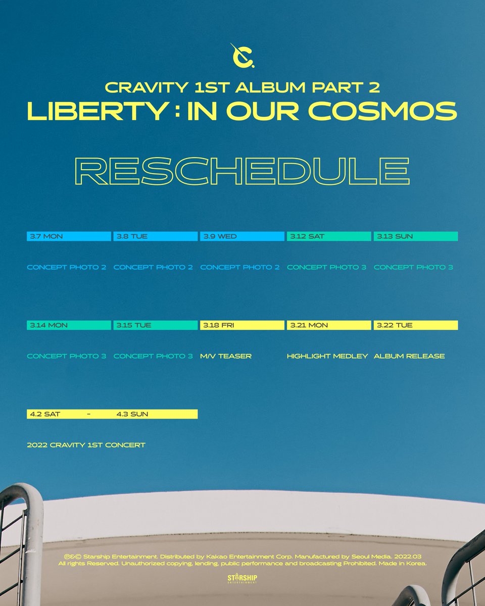 CRAVITY Tetapkan Tanggal Comeback Baru untuk “LIBERTY : IN OUR COSMOS