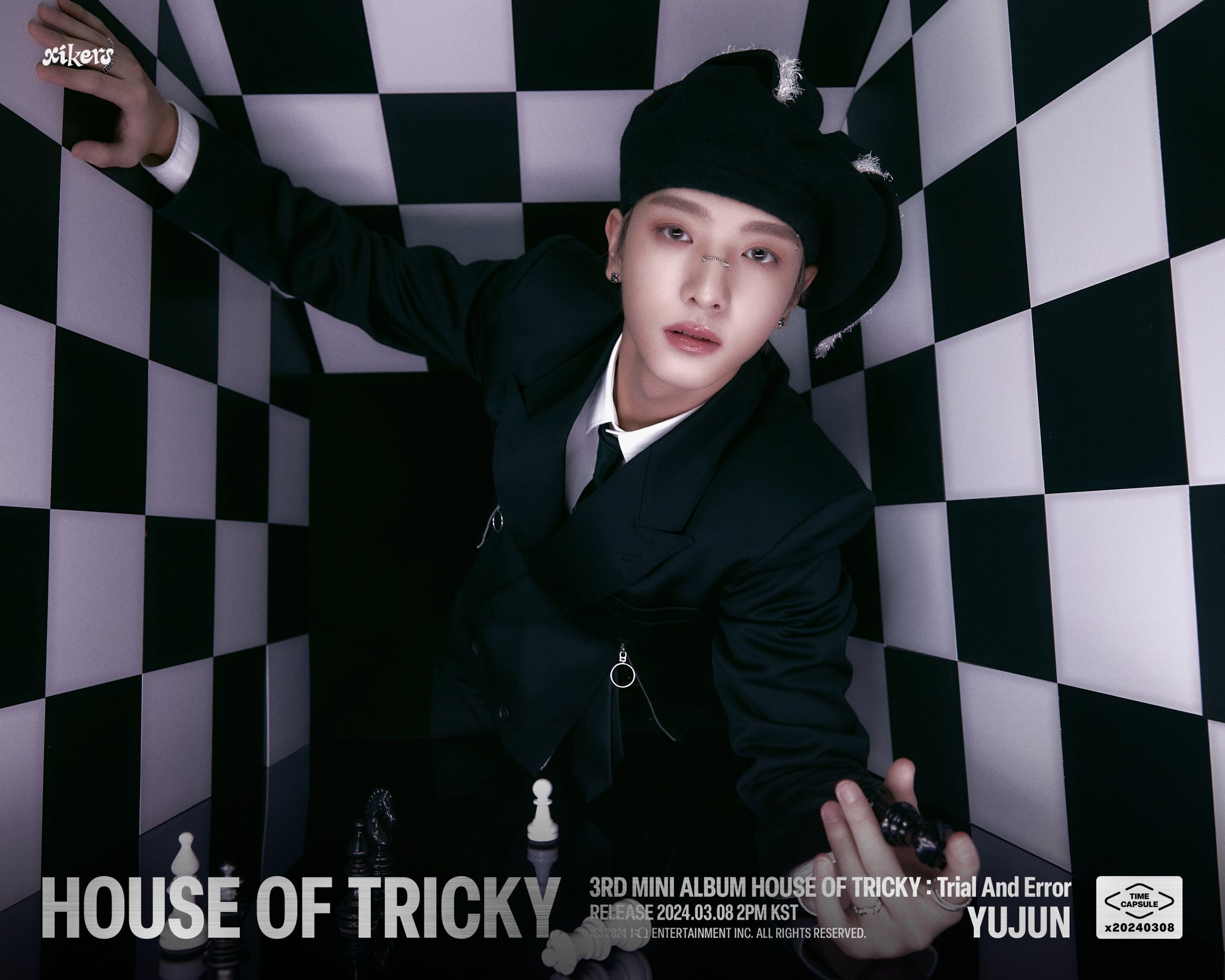 Xikers Rilis Foto Teaser Seeun, Yujun, Hunter, & Yechan Untuk “HOUSE OF ...