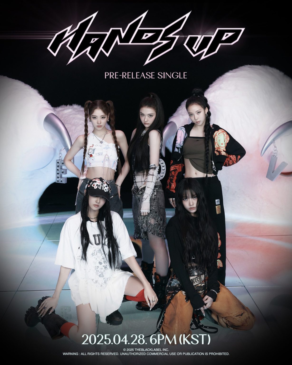 D-3, MEOVV Rilis Poster untuk Single Pra-rilis ‘HANDS UP’ – KoreanIndo